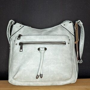 NWT Sam & Hadley Expandable‎ Hobo Bag in Seafoam